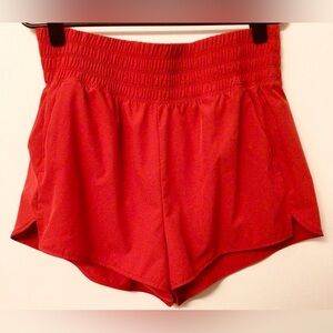 Old Navy Women's Vibrant Red Athletic Shorts